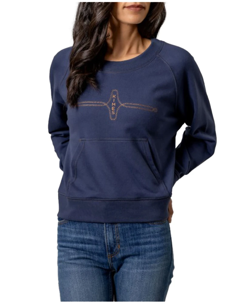 Kimes Ranch Women's Logo Long Sleeve Crewneck