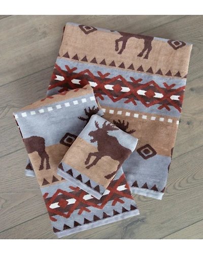 Carstens Home Moose Towel Set - 3 Piece
