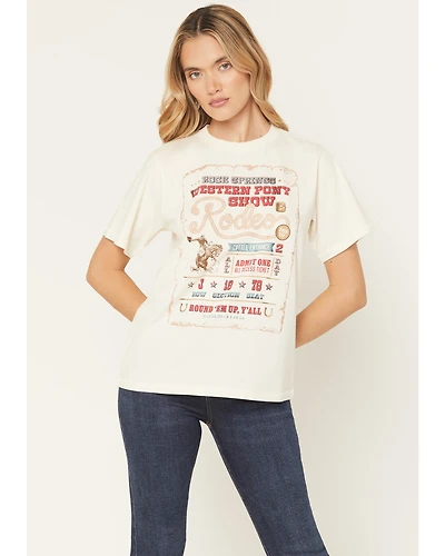 Shyanne Women's Rodeo Ticket Short Sleeve Graphic Tee