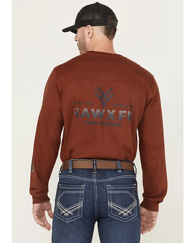 Hawx Men's FR Graphic Long Sleeve Work T-Shirt