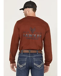 Hawx Men's FR Graphic Long Sleeve Work T-Shirt