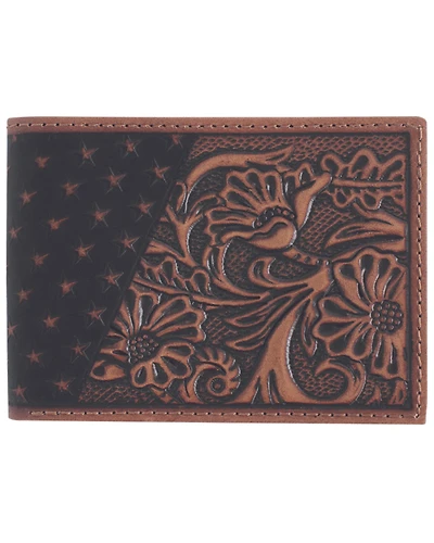 Cody James Men's Americana Tooled Leather Bifold Wallet