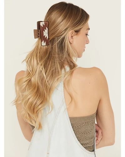 Shyanne Women's Hairon Leather Hair Clip