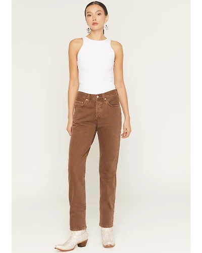 Levi's Women's 501 High Rise Lariat Luck Straight Denim Jeans