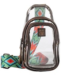STS Ranchwear Women's Sojourner Clear Stadium Sling Bag