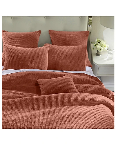 HiEnd Accents Stonewashed Cotton Velvet 3pc Quilt Set - King