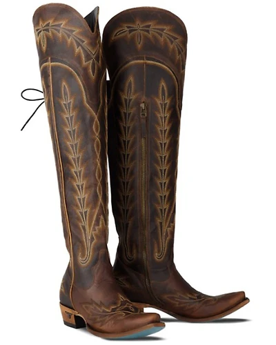 Lane Women's Lexington Over The Knee Corset Western Boots - Snip Toe