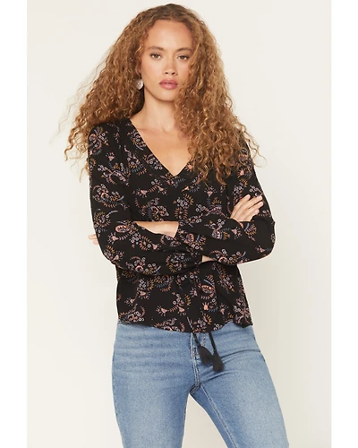 Idyllwind Women's Corrigan Floral Print Long Sleeve Shirt