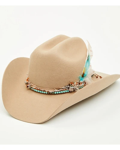 Shyanne Women's Feathered Wool Cowboy Hat