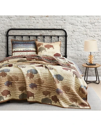 HiEnd Accents 3pc Home On The Range Reversible Quilt Set - Twin