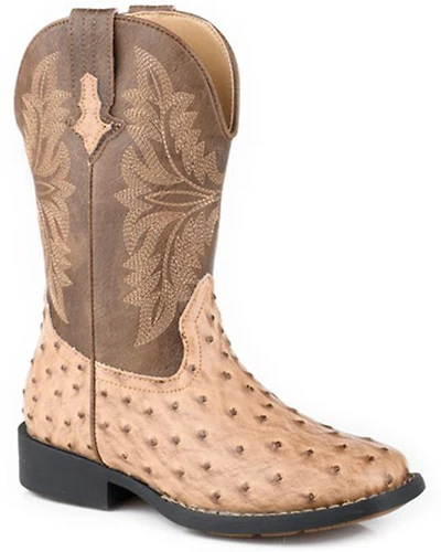 Roper Little Boys' Jed Western Boots - Broad Square Toe