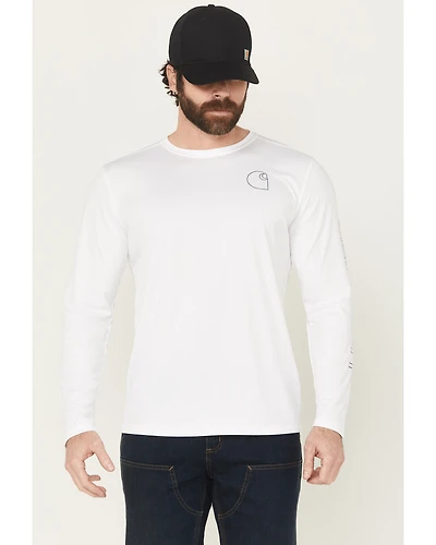 Carhartt Men's Force Sun Defender™ Lightweight Long Sleeve Graphic T-Shirt