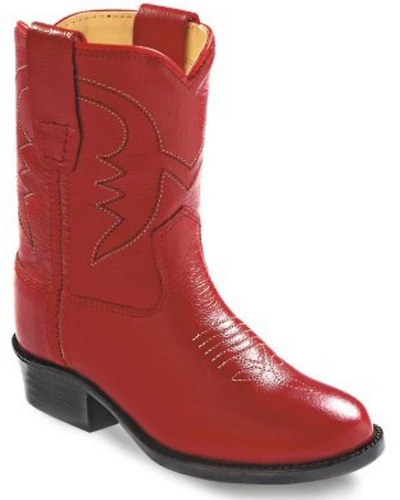 Old West Toddler Girls' Western Boots - Round Toe