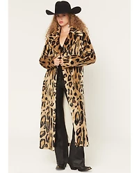 Show Me Your Mumu Women's Miss Cindy Faux Fur Overcoat