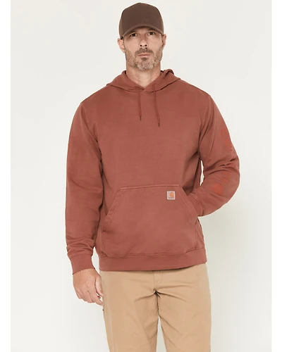Carhartt Men's Re-Engineered Relaxed Fit Midweight Garment Dyed French Terry Graphic Hooded Sweatshirt