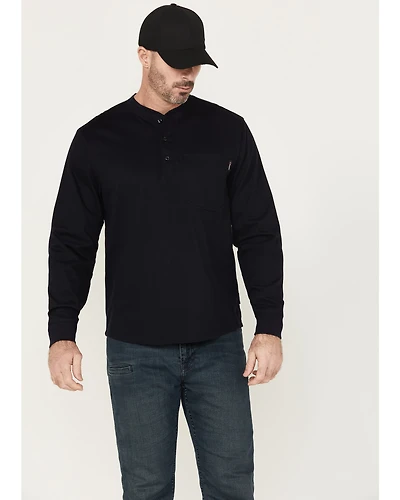 Hawx Men's FR Long Sleeve Pocket Henley