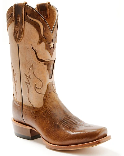 Moonshine Spirit Men's Showtime Inlay Western Boots - Square Toe