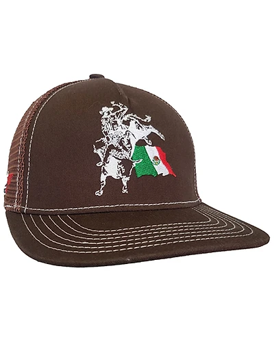 Cowboy Hardware Men's Mexican Flag Bull Ball Cap