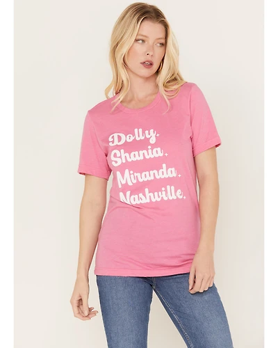 Ali Dee Women's Nashville Singstress Short Sleeve Graphic Tee