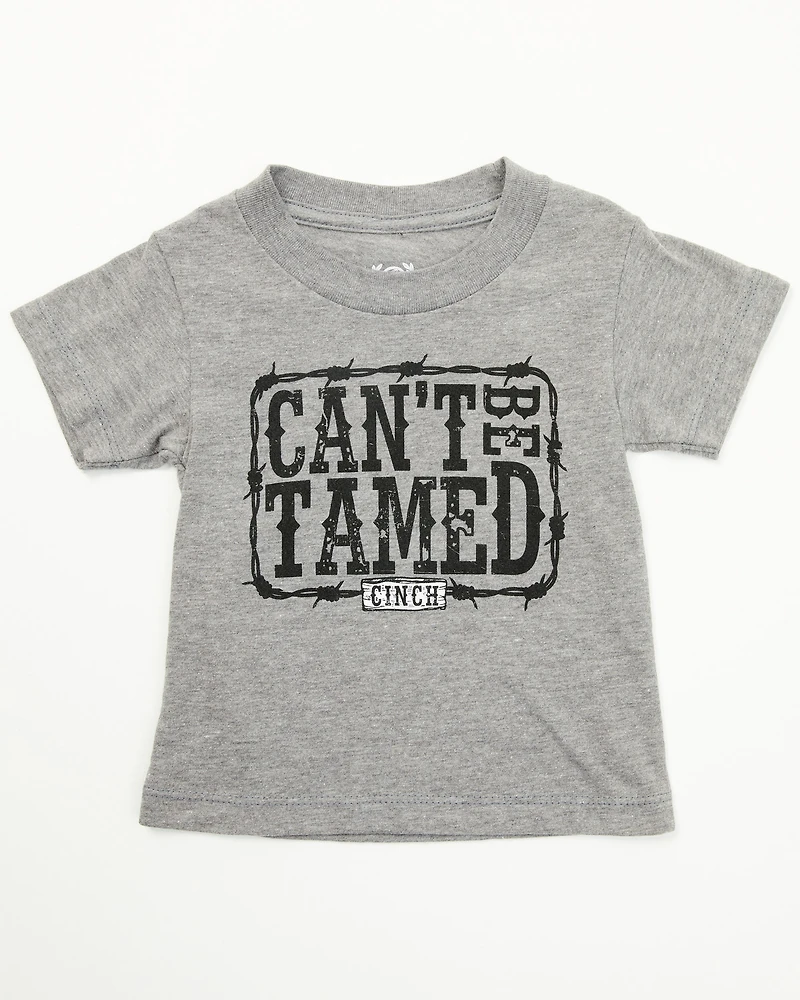 Cinch Infant Boys' Can't Be Tamed Short Sleeve Graphic T-Shirt