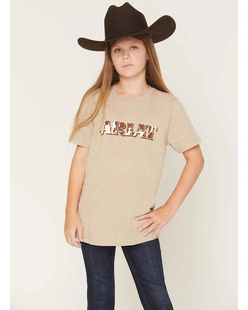Ariat Girls' Boot Barn Exclusive Logo Short Sleeve Graphic Tee