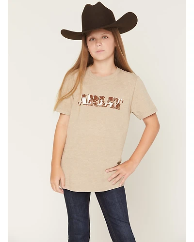 Ariat Girls' Boot Barn Exclusive Logo Short Sleeve Graphic Tee