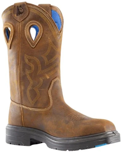 Steel Blue Men's Heeler Wellington Work Boots - Toe