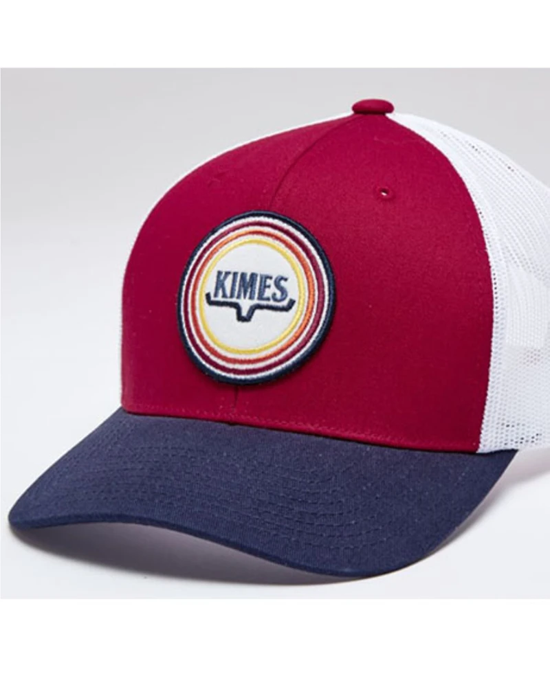 Kimes Ranch Men's Red Super Sonic Logo Patch Mesh-Back Ball Cap