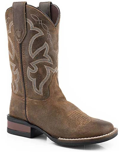 Roper Boys' Monterey Western Boots - Broad Square Toe