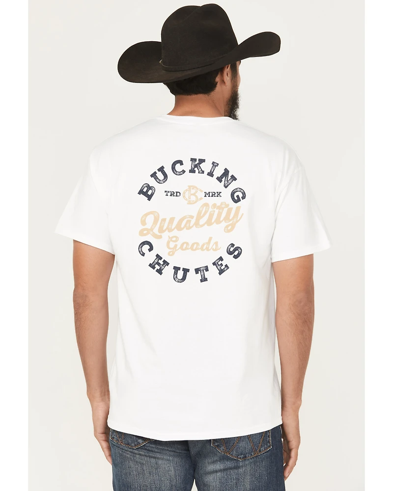 Bucking Chutes Men's Quality Short Sleeve Graphic T-Shirt