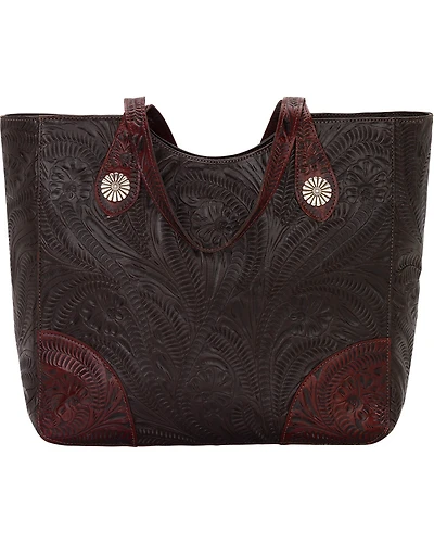 American West Women's Annie's Secret Collection Large Zip Top Tote