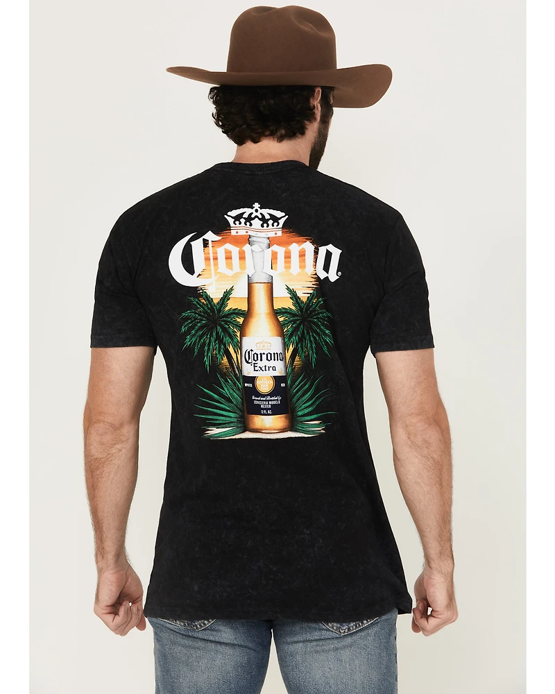 Changes Men's Corona Sunset Palms Short Sleeve Graphic T-Shirt
