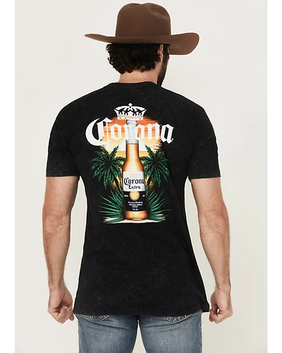 Changes Men's Corona Sunset Palms Short Sleeve Graphic T-Shirt