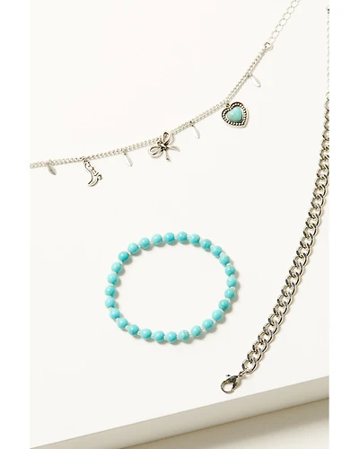 Shyanne Women's Bead and Charm Bracelet Set - 3 Piece