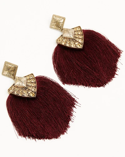 Shyanne Women's Rosa Lane Fringe Earrings