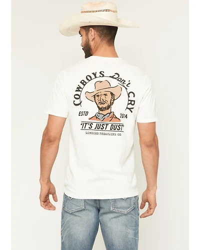 Sendero Provisions Men's Cowboys Don't Cry Short Sleeve Graphic T-Shirt