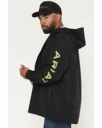 Ariat Men's Rebar Stormshell Logo Waterproof Jacket