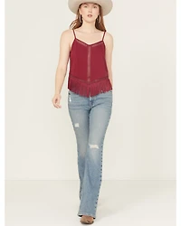 Idyllwind Women's Arbor Medium Wash Outlaw High Rise Flare Super Stretch Denim Jeans