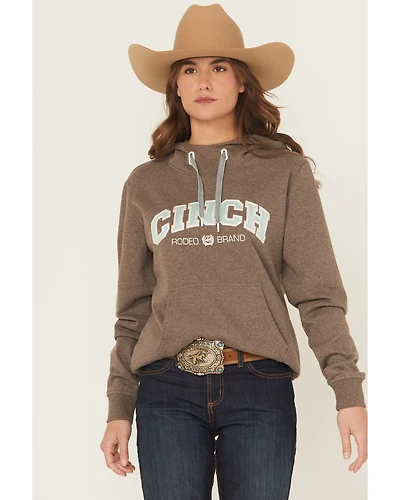 Cinch Women's Logo Embroidered Hoodie