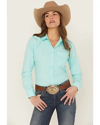 Ariat Women's Boot Barn Exclusive Solid Kirby Long Sleeve Button-Down Stretch Western Shirt
