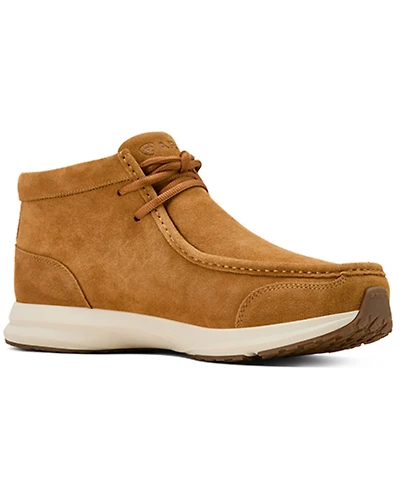 Ariat Men's 4" Spitfire Lace-Up Suede Shoes - Moc Toe