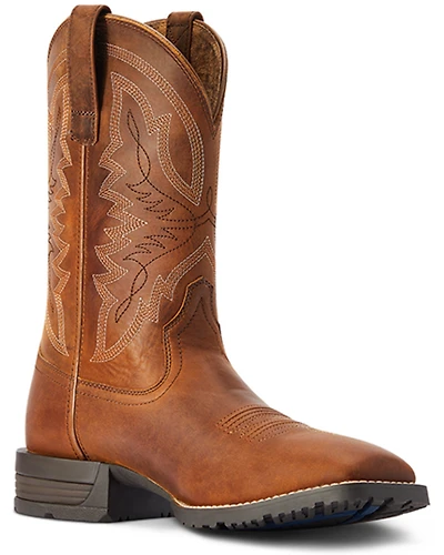 Ariat Men's Hybrid Ranchwork Western Boots - Broad Square Toe
