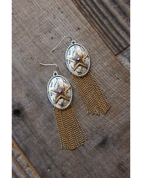 Shyanne Women's Star Fringe Earrings