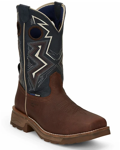Tony Lama Men's Force Waterproof Western Work Boots - Composite Toe