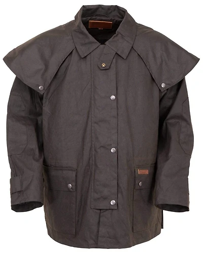 Outback Unisex Short Oilskin Jacket