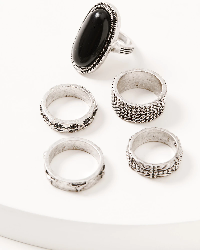 Idyllwind Women's Kensington Ring Set - 5 Piece