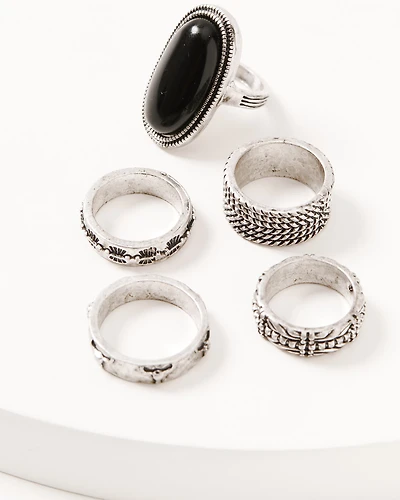 Idyllwind Women's Kensington Ring Set - 5 Piece