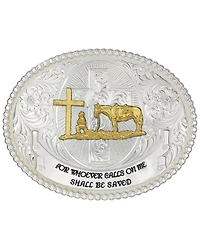 Montana Silversmiths Faith and Wisdom Western Belt Buckle