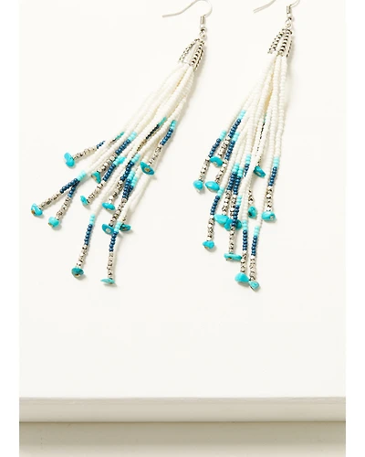 Shyanne Women's Wildheart Beaded Fringe Earrings