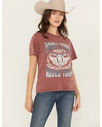 Rock & Roll Denim Women's Honky Tonk Short Sleeve Graphic Tee